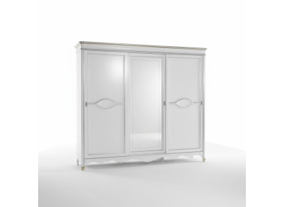 Blanc Classique r Armoire Porte Miroir Chambre Mobilier Design
