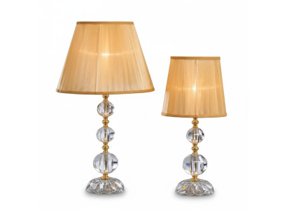 Lampe de table en cristal classique Lustre en cristal Lampe élégante nouveau