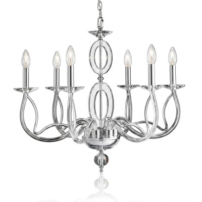 Suspension de cristal lustre classique R Lustre Lampe Plafonnier