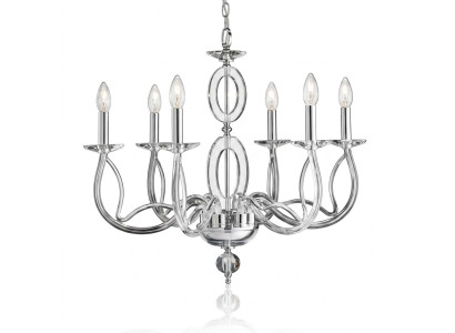 Suspension de cristal lustre classique R Lustre Lampe Plafonnier