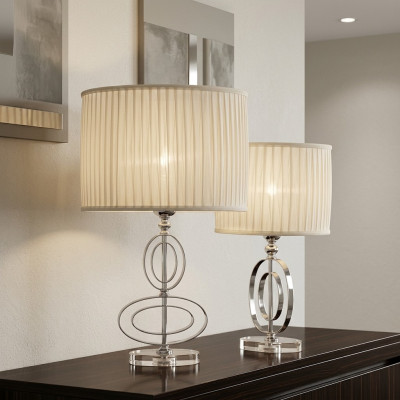 Lampe de table classique Lustre Lampe de table en cristal