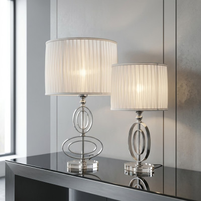 Lampe de table blanche Lustre en cristal Lustre Lustre classique