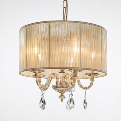 Lustre de plafond en or de luxe royal