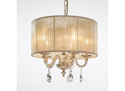 Lustre de plafond en or de luxe royal