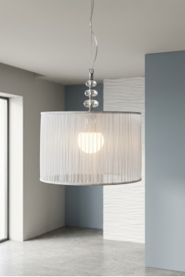 Lustre de plafond blanc de luxe Luminaire suspendu Lustres Lampe Luminaire