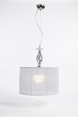 Élégant abat-jour blanc de lustre suspendu au plafond nouvel éclairage