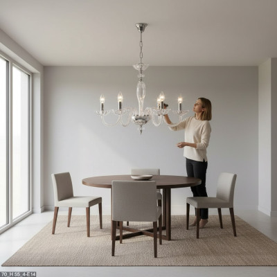 Lustre de style antique Lustre Lustre Lustre en cristal