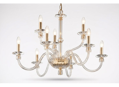Lustre en cristal Support de plafond Lustre Lampe Lumières Lampes