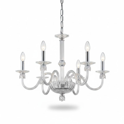 Lustre Lustre en cristal Lustre à pampilles Lampe lustre