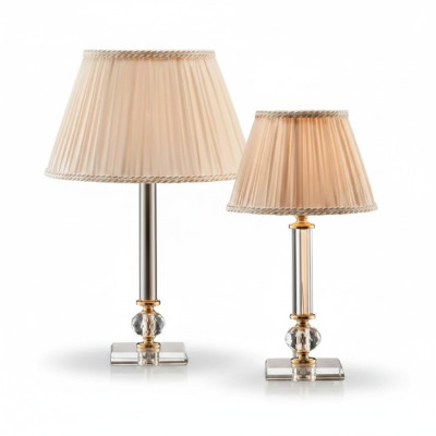 Lampe de sol en cristal classique, éclairage de bureau, meubles de luxe neufs
