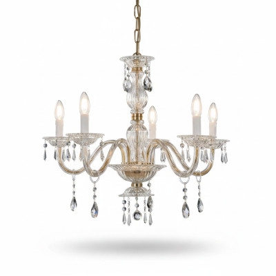 Lustre en cristal Miki Suspension Plafonnier Lampe Lustre en cristal