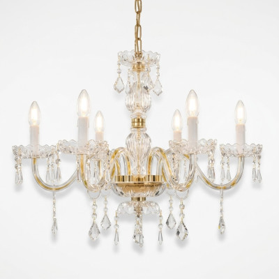 Lustre Suspension Lustre en cristal Plafonnier Lampe