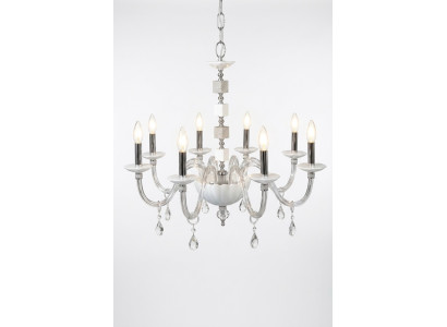 Lustre en cristal, Lustre luminaire suspendu, Plafonnier, Lampe