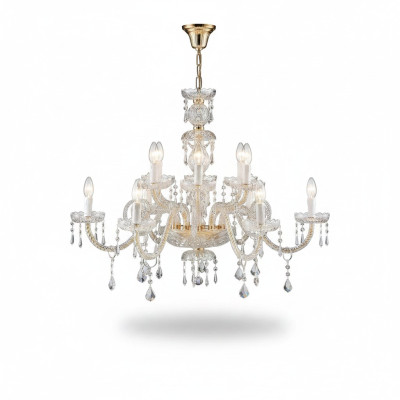 Lustre de luxe Lustre en cristal Lustre Suspension Luminaire de plafond Moderne