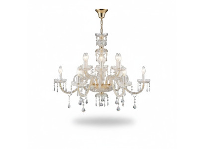 Lustre de luxe Lustre en cristal Lustre Suspension Luminaire de plafond Moderne