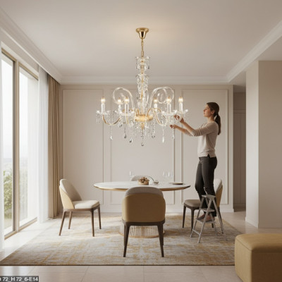 Lustre suspendu Lustre 72 x 72 cm plafonniers