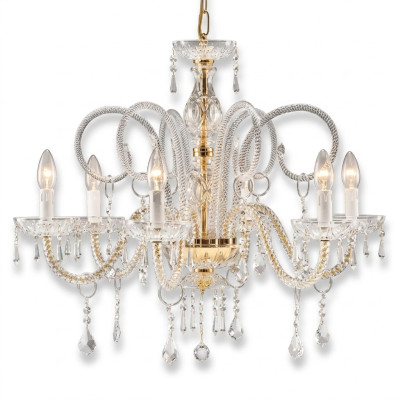 Lustre de plafond luxueux en cristal lampe lampes lampes