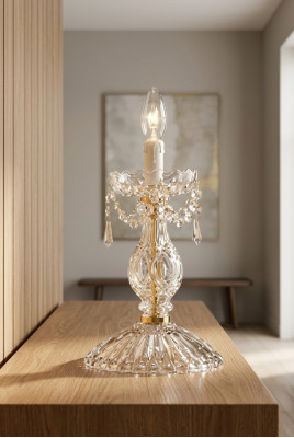 Lampe de sol classique, lampe de table, bougeoir, lustre de style ancien