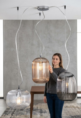Lustre de luxe Suspension Plafond Lustre Lampe Chandelier