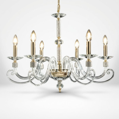 Lustre en cristal Suspension lustre Luminaire plafonnier