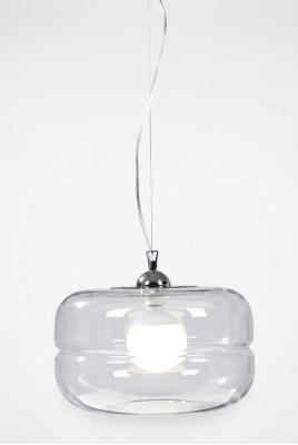 Suspension moderne et transparente, design de lustre de plafond à suspendre