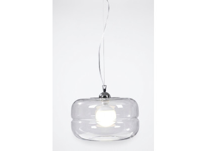 Suspension moderne et transparente, design de lustre de plafond à suspendre