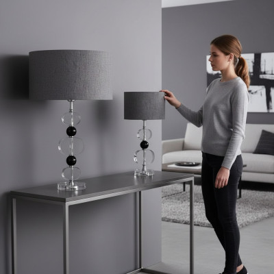 Lampe de table Lustres en cristal Luminaires contemporains Lampes de table