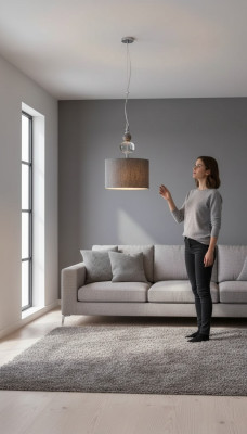 Forme Lumière Ronde Plafonnier Surface Chambre Lustre Lampe