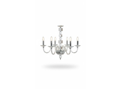 Lustre en cristal Lustre blanc Lustre Plafonnier Lustre