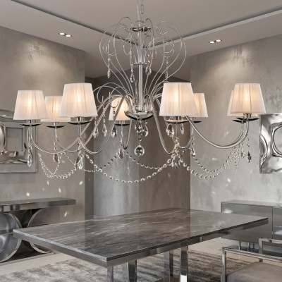 Lustre en cristal Lustre élégant lustre suspendu au plafond