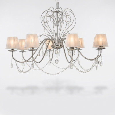 Lustre en cristal Lustre élégant lustre suspendu au plafond