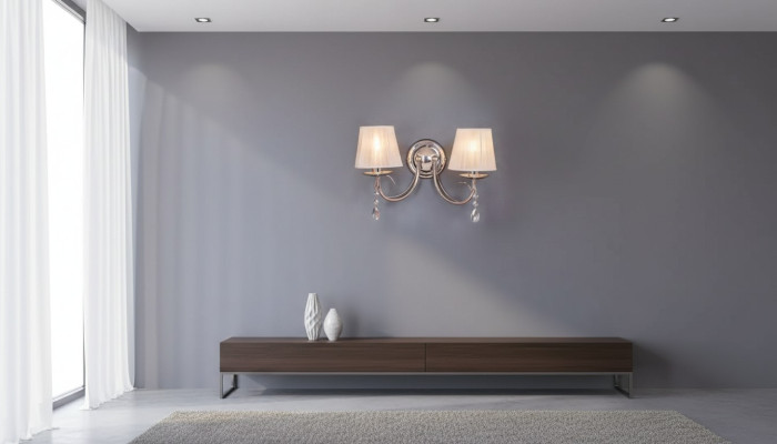 Applique murale lampe murale classique Applique murale lustre mural double lampadaire mural
