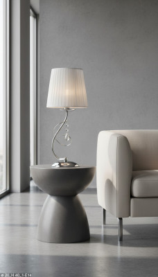 Luminaire de table classique Lampe sur pied de table Lumières Cristal de concepteur