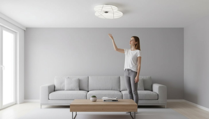 Plafonnier blanc de luxe Lustre Lustre Moderne Lampe Noble nouvelle