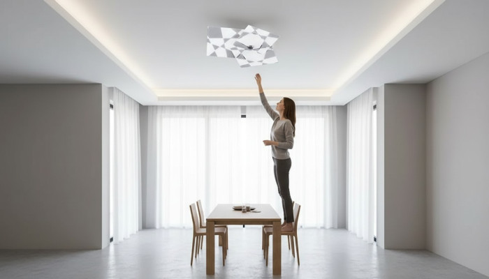 Lustre de luxe suspension plafond lustres 3x lampes élégant