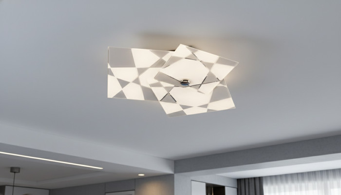 Lustre de luxe suspension plafond lustres 3x lampes élégant