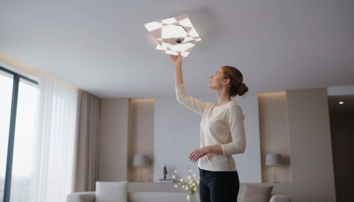 Lustre de plafond design moderne de luxe, suspension de plafond, lustre, 2x lampe, luminaire.