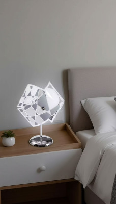 Lampe de table élégante, moderne, lustre en cristal gris Lampe de table nouvelle