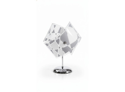 Lampe de table élégante, moderne, lustre en cristal gris Lampe de table nouvelle