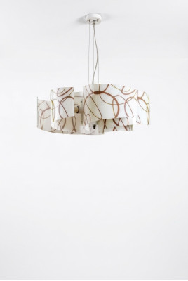 Lustre Style Contemporain Plafonnier Blanc Belle Luminaire