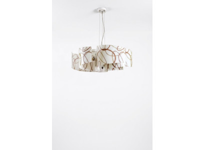 Lustre Style Contemporain Plafonnier Blanc Belle Luminaire