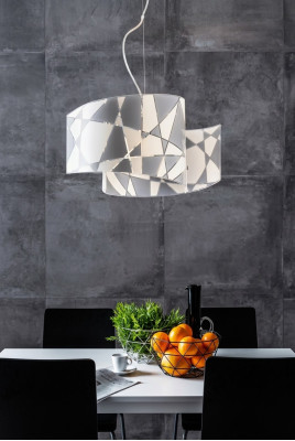 Lustre de plafond élégant Lustre suspendu moderne de cuisine 2x lampes design