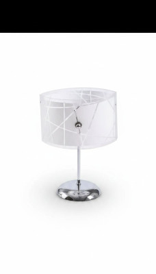 Lustre moderne luxueux Lustre en cristal Lampe de table blanche nouvelle