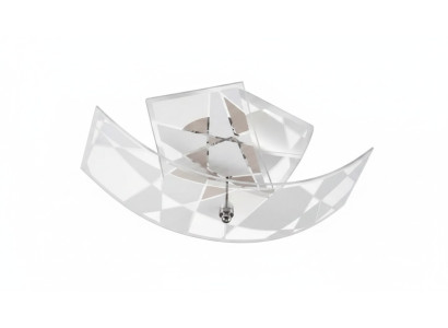 Lustre de luxe Lustre en cristal 2x lampe Lampe blanche moderne nouvelle