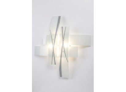 Applique murale design en blanc, applique murale légère, lampe d'éclairage mural