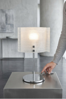Lampe de table blanche moderne Lampe de luxe Lustre élégant de lampes