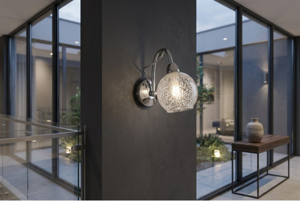 Murale argentée classique lustre Luxe Designer lampe