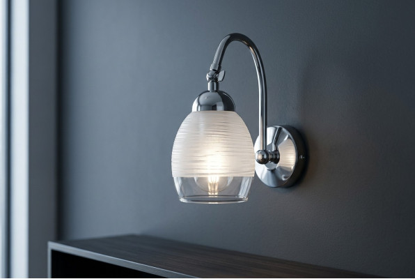 Lampe murale transparente, lustre suspendu de designer de luxe au style moderne