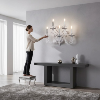 Applique murale lustre lampes applique murale lampe murale chandelier style antique