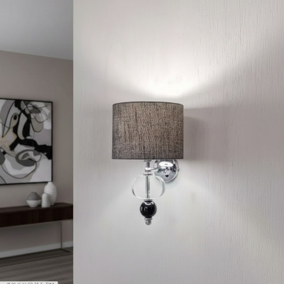 Lampe murale moderne grise Applique murale Luminaire salon Style d'ameublement